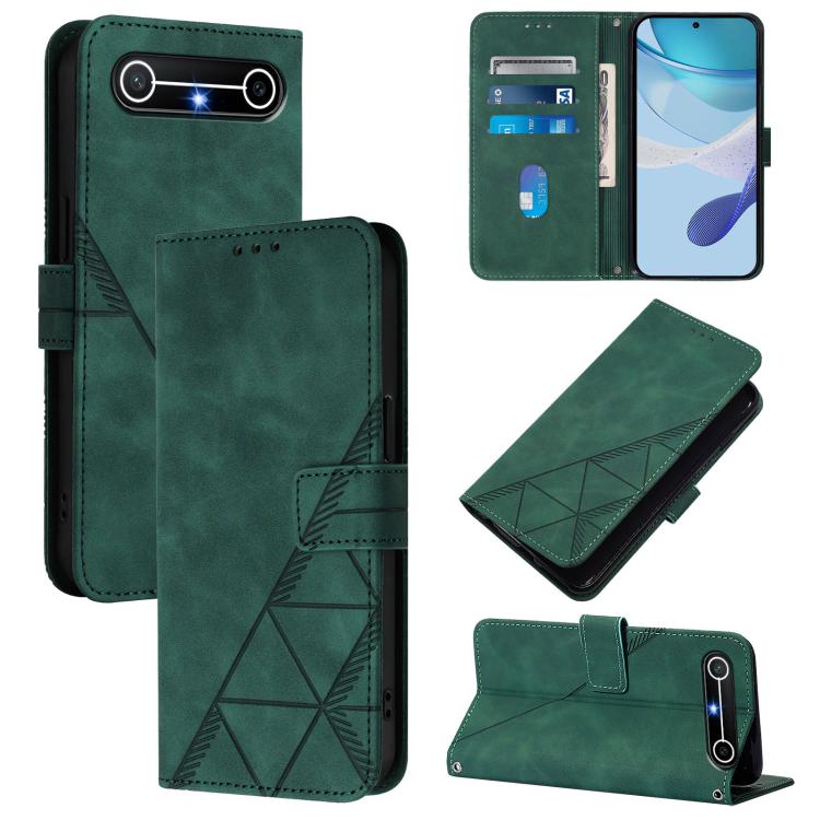 Custodia per cellulare in pelle con flip in rilievo 3D a tracolla, For Tecno Camon 50 4G / CN5, For Tecno Spark Slim 5G, For Tecno Pop 10, For Tecno Camon 40 Pro 4G