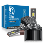 P15 1 paio D1S / D1R DC10-32V / 35W / 6000K / 4000LM IP68 Faro LED per auto impermeabile, D1S / D1R