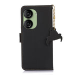 Custodia per telefono in pelle magnetica RFID in vera pelle, For Asus Zenfone 10 / Zenfone 9