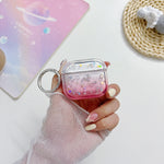 Custodia protettiva per auricolari Bluetooth con glitter trasparente, For AirPods Pro 2, For AirPods 3, For AirPods Pro
