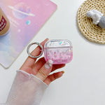 Custodia protettiva per auricolari Bluetooth con glitter trasparente, For AirPods Pro 2, For AirPods 3, For AirPods Pro