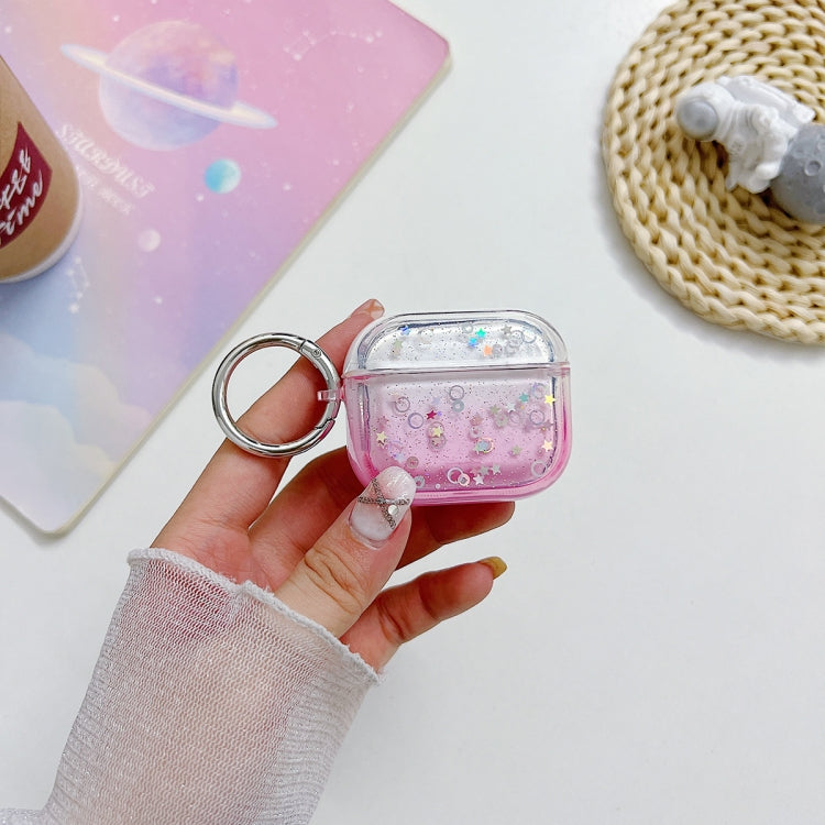 Custodia protettiva per auricolari Bluetooth con glitter trasparente, For AirPods Pro 2, For AirPods 3, For AirPods Pro