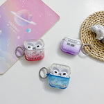 Custodia protettiva per auricolari Bluetooth con glitter trasparente, For AirPods Pro 2, For AirPods 3, For AirPods Pro