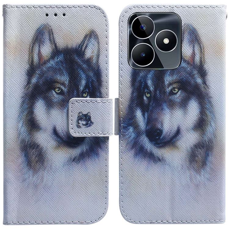 Custodia per cellulare in pelle flip con disegno colorato, For Realme 11 Pro / 11 Pro+ / Narzo 60 Pro, For Realme C53 / Narzo N53