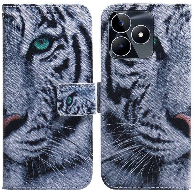 Custodia per cellulare in pelle flip con disegno colorato, For Realme 11 Pro / 11 Pro+ / Narzo 60 Pro, For Realme C53 / Narzo N53