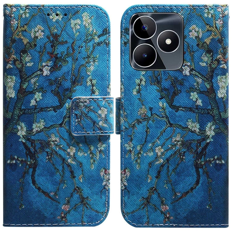 Custodia per cellulare in pelle flip con disegno colorato, For Realme 11 Pro / 11 Pro+ / Narzo 60 Pro, For Realme C53 / Narzo N53
