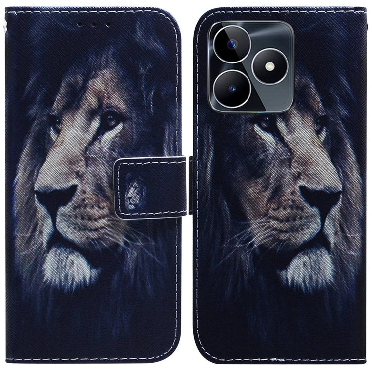 Custodia per cellulare in pelle flip con disegno colorato, For Realme 11 Pro / 11 Pro+ / Narzo 60 Pro, For Realme C53 / Narzo N53