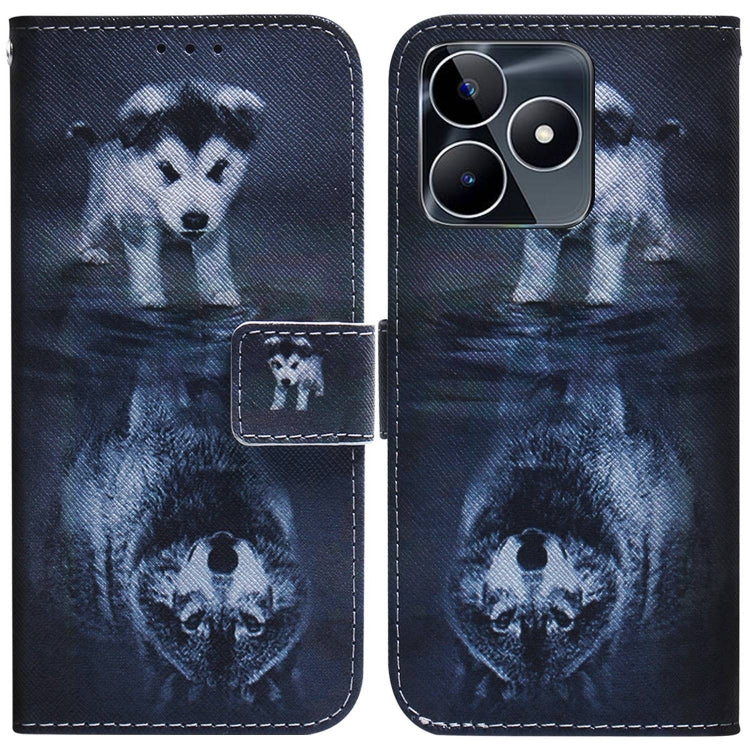 Custodia per cellulare in pelle flip con disegno colorato, For Realme 11 Pro / 11 Pro+ / Narzo 60 Pro, For Realme C53 / Narzo N53