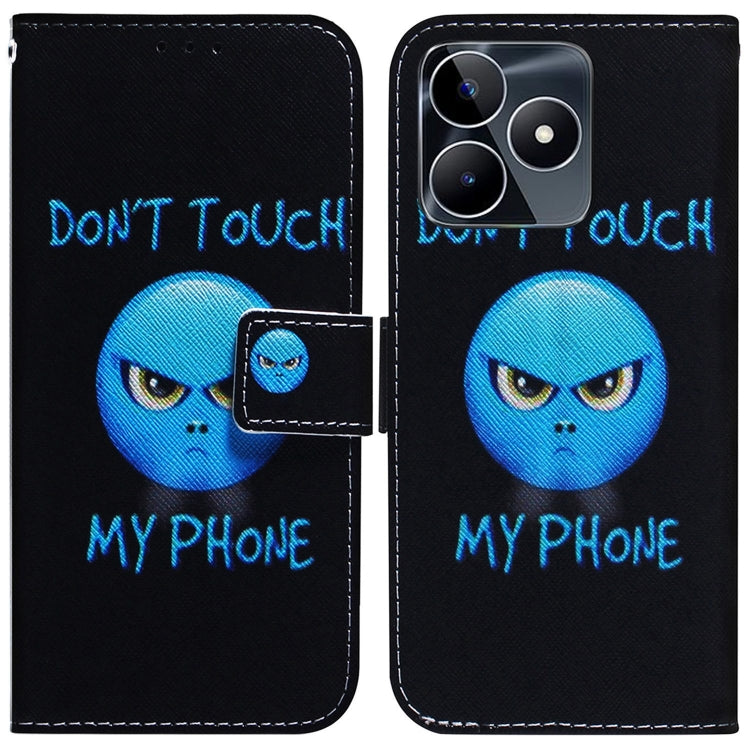 Custodia per cellulare in pelle flip con disegno colorato, For Realme 11 Pro / 11 Pro+ / Narzo 60 Pro, For Realme C53 / Narzo N53