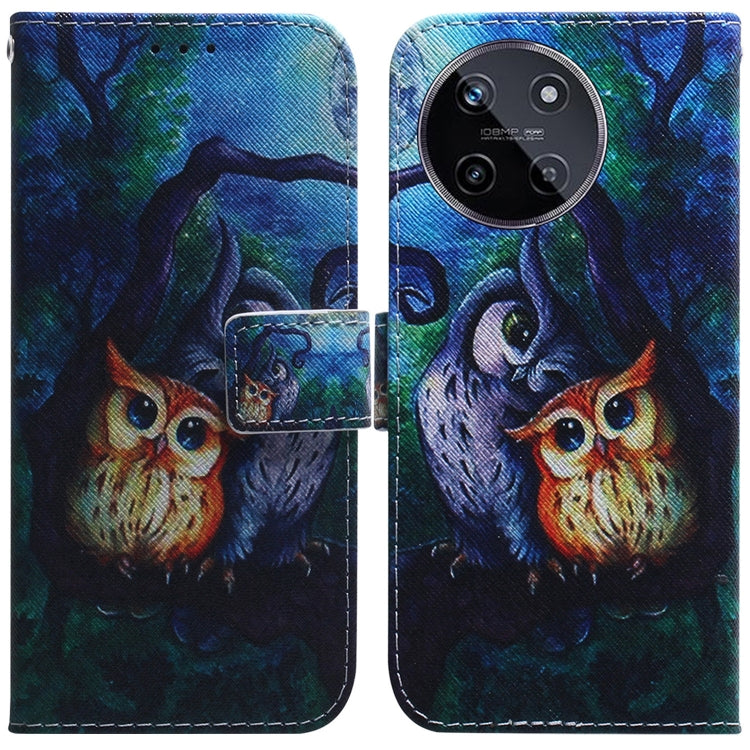 Custodia per cellulare in pelle flip con disegno colorato, For Realme C67 4G Global, For Realme 11 4G Global