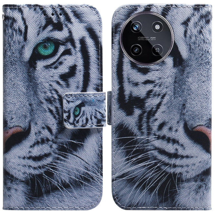 Custodia per cellulare in pelle flip con disegno colorato, For Realme C67 4G Global, For Realme 11 4G Global