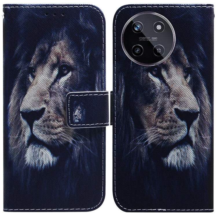 Custodia per cellulare in pelle flip con disegno colorato, For Realme C67 4G Global, For Realme 11 4G Global