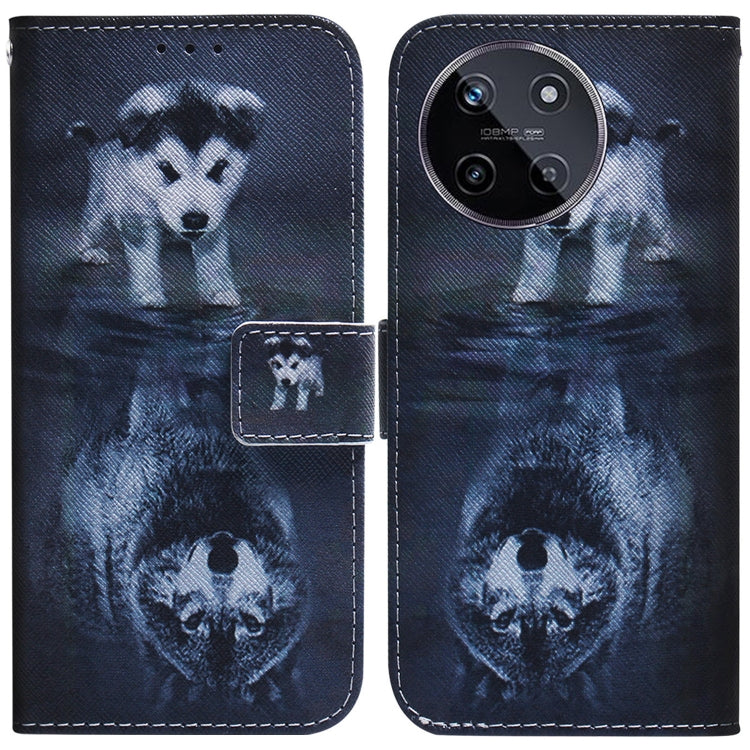 Custodia per cellulare in pelle flip con disegno colorato, For Realme C67 4G Global, For Realme 11 4G Global