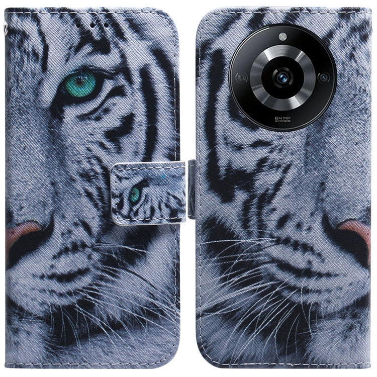 Custodia per cellulare in pelle flip con disegno colorato, For Realme 11 5G/Narzo 60 India Version, For Realme 11 5G Global