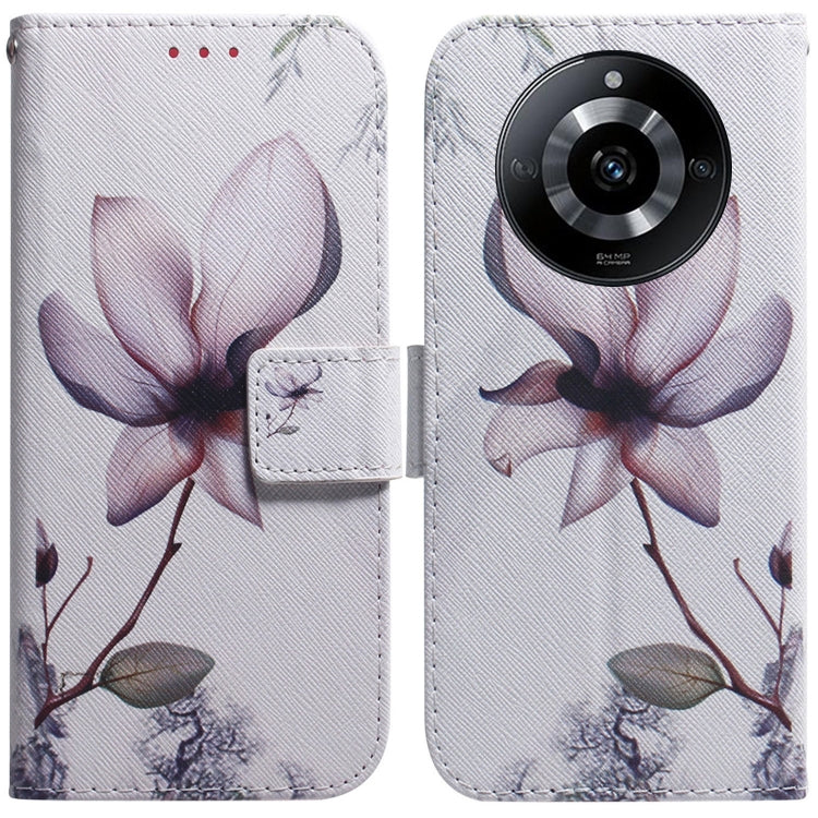 Custodia per cellulare in pelle flip con disegno colorato, For Realme 11 5G/Narzo 60 India Version, For Realme 11 5G Global