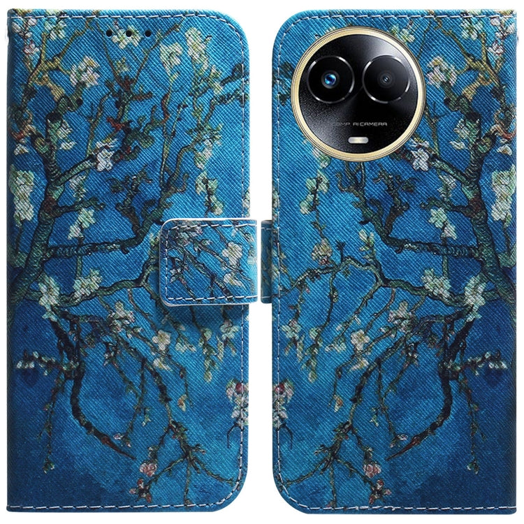 Custodia per cellulare in pelle flip con disegno colorato, For Realme 11 5G/Narzo 60 India Version, For Realme 11 5G Global