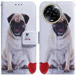 Custodia per cellulare in pelle flip con disegno colorato, For Realme 11 5G/Narzo 60 India Version, For Realme 11 5G Global