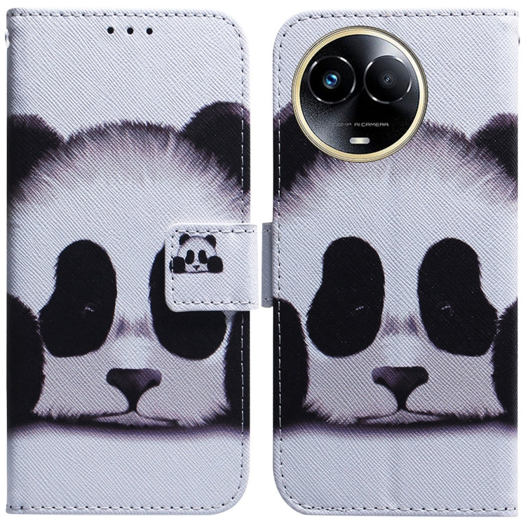 Custodia per cellulare in pelle flip con disegno colorato, For Realme 11 5G/Narzo 60 India Version, For Realme 11 5G Global