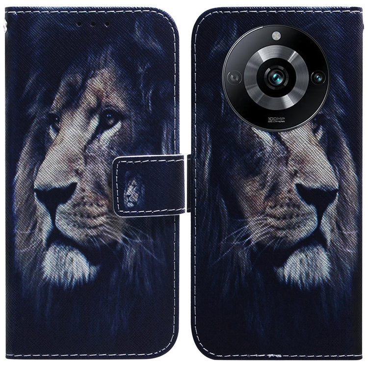 Custodia per cellulare in pelle flip con disegno colorato, For Realme 11 Pro / 11 Pro+ / Narzo 60 Pro, For Realme C53 / Narzo N53
