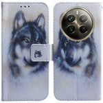 Custodia per cellulare in pelle flip con disegno colorato, For Realme 12+, For Realme 12 Pro+ Global