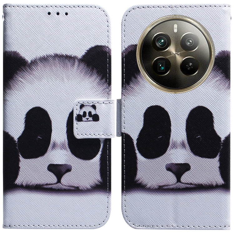 Custodia per cellulare in pelle flip con disegno colorato, For Realme 12+, For Realme 12 Pro+ Global