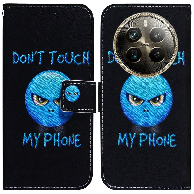 Custodia per cellulare in pelle flip con disegno colorato, For Realme 12+, For Realme 12 Pro+ Global