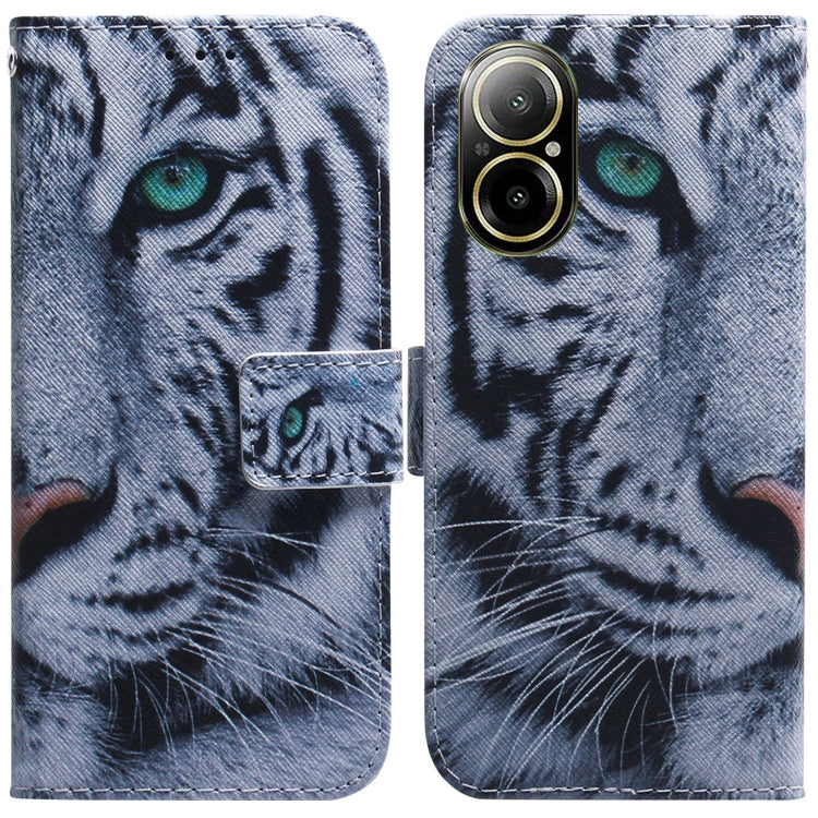 Custodia per cellulare in pelle flip con disegno colorato, For Realme C67 4G Global, For Realme 11 4G Global