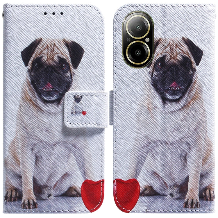 Custodia per cellulare in pelle flip con disegno colorato, For Realme C67 4G Global, For Realme 11 4G Global