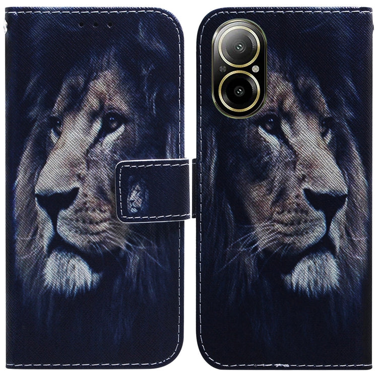 Custodia per cellulare in pelle flip con disegno colorato, For Realme C67 4G Global, For Realme 11 4G Global