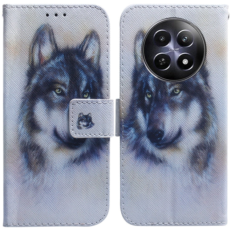 Custodia per cellulare in pelle flip con disegno colorato, For Realme C61 / C63 / Note 60, For Realme 12 5G