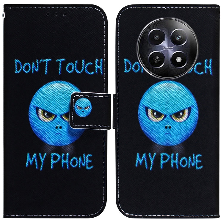 Custodia per cellulare in pelle flip con disegno colorato, For Realme C61 / C63 / Note 60, For Realme 12 5G