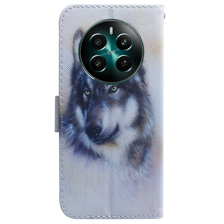 Custodia per cellulare in pelle flip con disegno colorato, For Realme 12+, For Realme 12 Pro+ Global