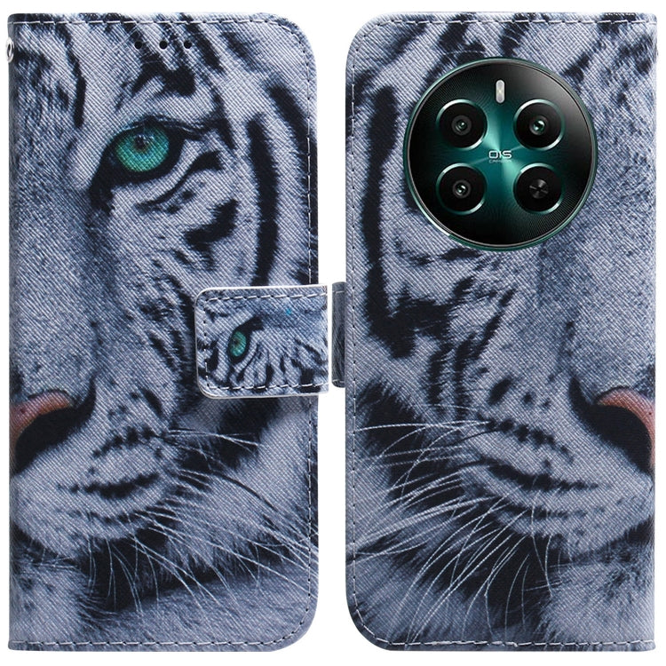 Custodia per cellulare in pelle flip con disegno colorato, For Realme 12+, For Realme 12 Pro+ Global