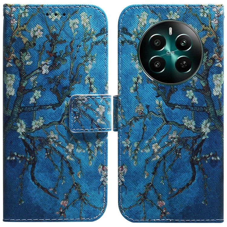 Custodia per cellulare in pelle flip con disegno colorato, For Realme 12+, For Realme 12 Pro+ Global