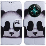 Custodia per cellulare in pelle flip con disegno colorato, For Realme 12+, For Realme 12 Pro+ Global