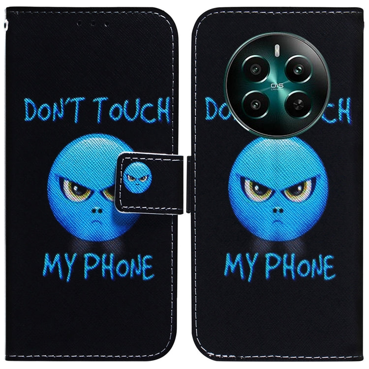 Custodia per cellulare in pelle flip con disegno colorato, For Realme 12+, For Realme 12 Pro+ Global