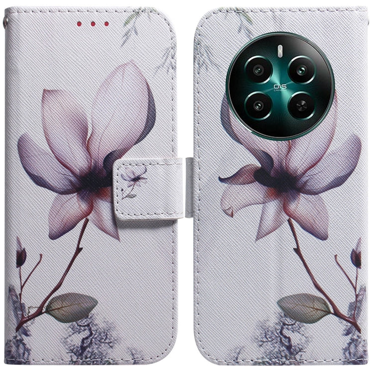 Custodia per cellulare in pelle flip con disegno colorato, For Realme 12+, For Realme 12 Pro+ Global