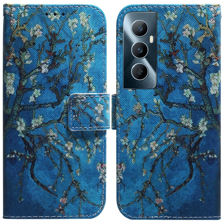 Custodia per cellulare in pelle flip con disegno colorato, For Realme C65 4G
