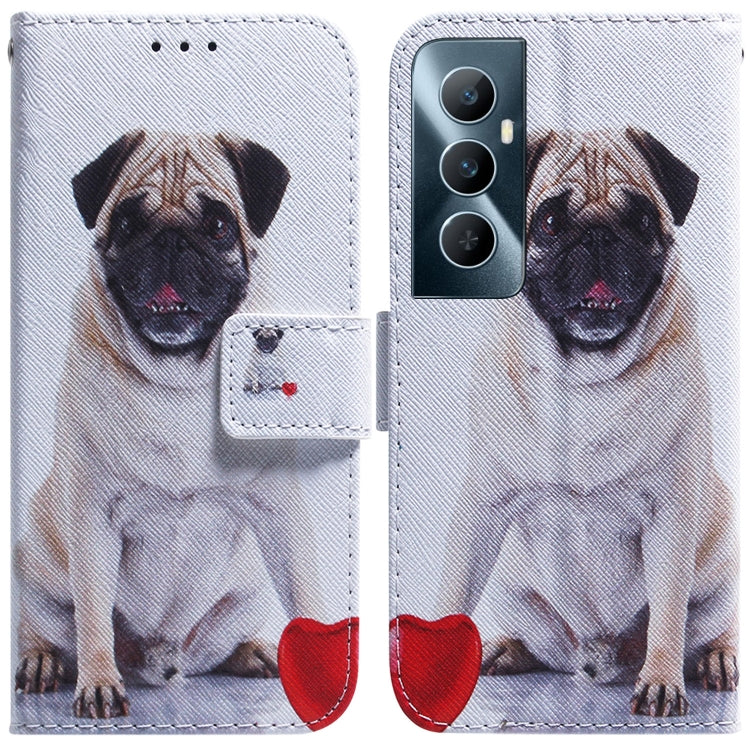 Custodia per cellulare in pelle flip con disegno colorato, For Realme C65 4G