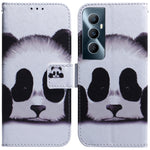 Custodia per cellulare in pelle flip con disegno colorato, For Realme C65 4G