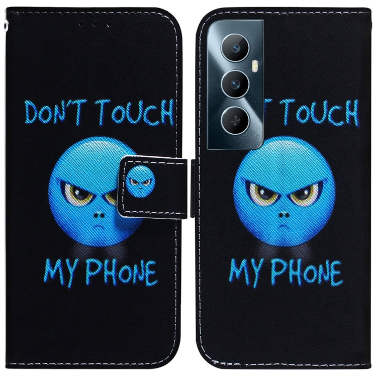 Custodia per cellulare in pelle flip con disegno colorato, For Realme C65 4G