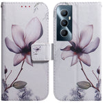 Custodia per cellulare in pelle flip con disegno colorato, For Realme C65 4G