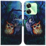 Custodia per cellulare in pelle flip con disegno colorato, For Realme C61 / C63 / Note 60, For Realme 12 5G