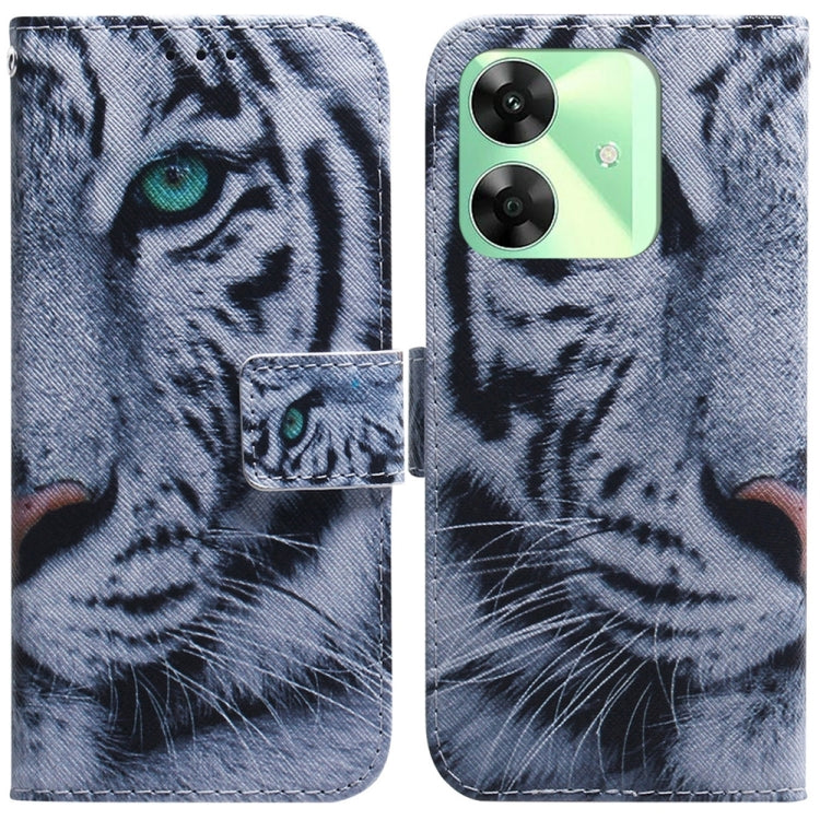 Custodia per cellulare in pelle flip con disegno colorato, For Realme C61 / C63 / Note 60, For Realme 12 5G