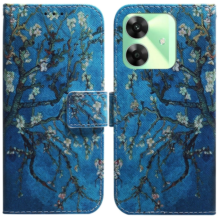 Custodia per cellulare in pelle flip con disegno colorato, For Realme C61 / C63 / Note 60, For Realme 12 5G