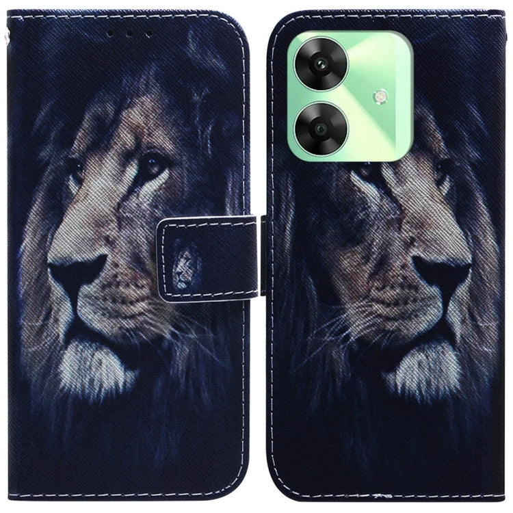 Custodia per cellulare in pelle flip con disegno colorato, For Realme C61 / C63 / Note 60, For Realme 12 5G