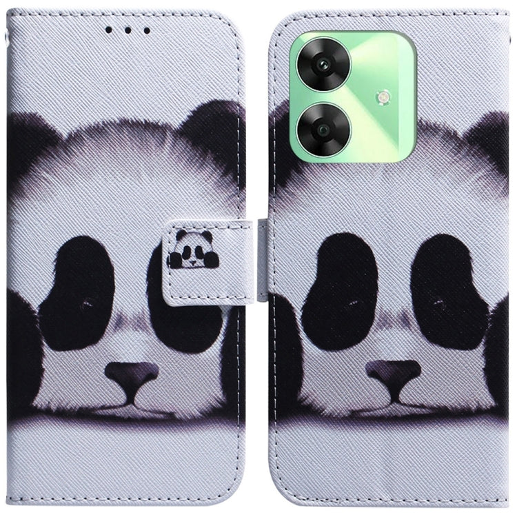 Custodia per cellulare in pelle flip con disegno colorato, For Realme C61 / C63 / Note 60, For Realme 12 5G
