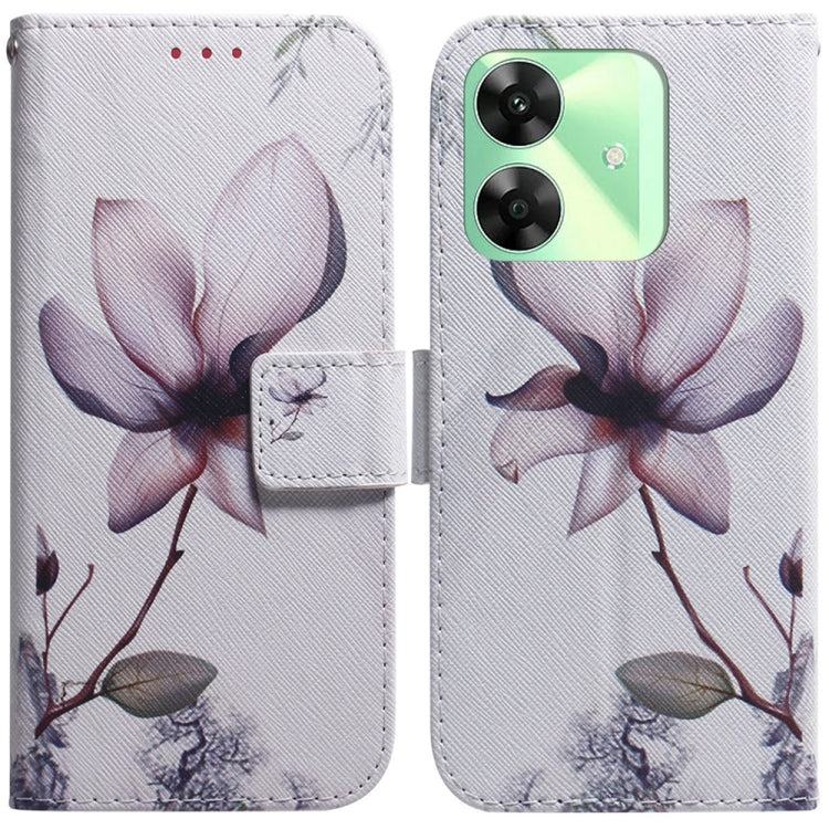 Custodia per cellulare in pelle flip con disegno colorato, For Realme C61 / C63 / Note 60, For Realme 12 5G