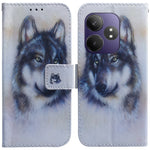 Custodia per cellulare in pelle flip con disegno colorato, For Realme 13+ Global, For Realme GT 6 / GT 6T / GT Neo6
