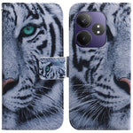 Custodia per cellulare in pelle flip con disegno colorato, For Realme 13+ Global, For Realme GT 6 / GT 6T / GT Neo6